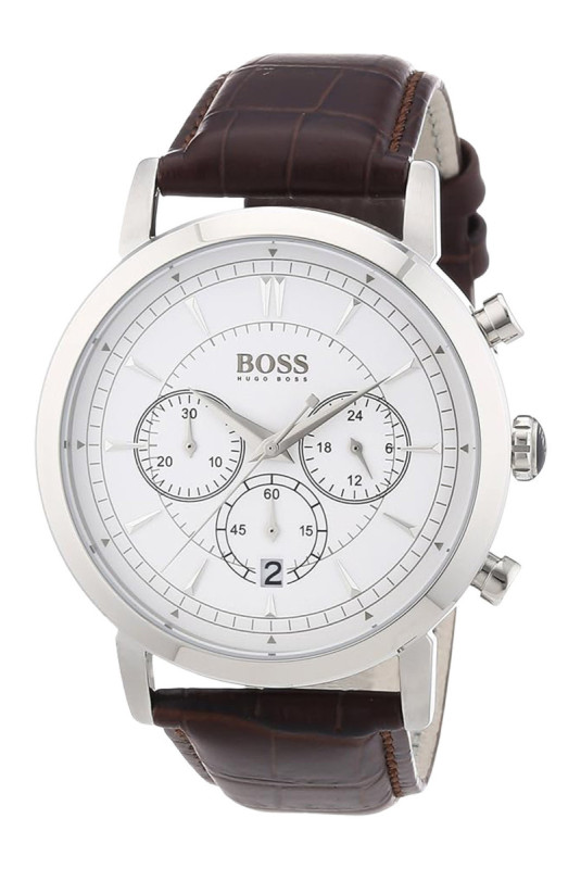 Montre Slim Ultra gris et marron 42 mm
