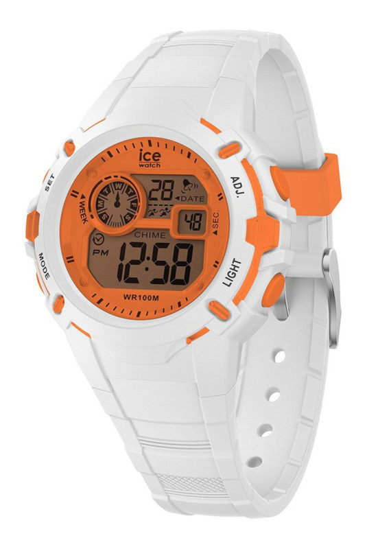 Montre Quartz - Femme - WHITE/WHITE/orange