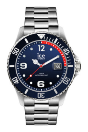 Montre Quartz - Homme - Silvered/Silvered/BLUE