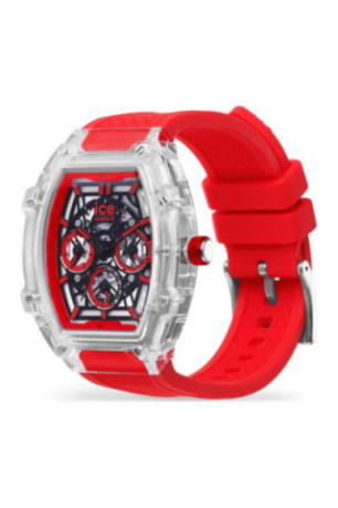 Montre Quartz - Femme - Transparent/Red/GRAY