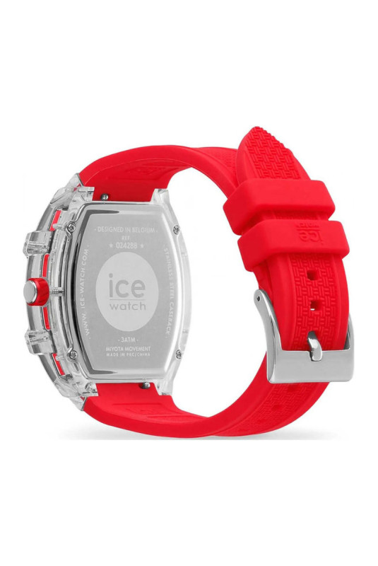 Montre Quartz - Femme - Transparent/Red/GRAY
