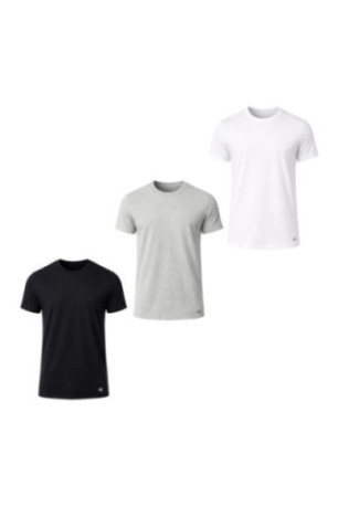 Lot de 3 t-shirts - Black/gray/white