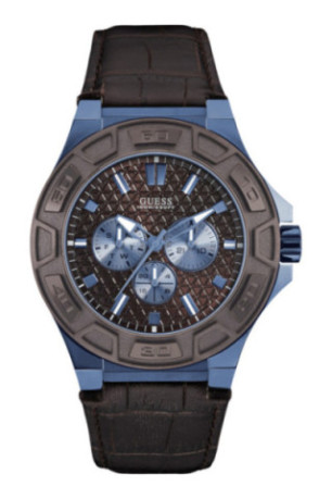 Montre Quartz - Blue/Brown/Brown