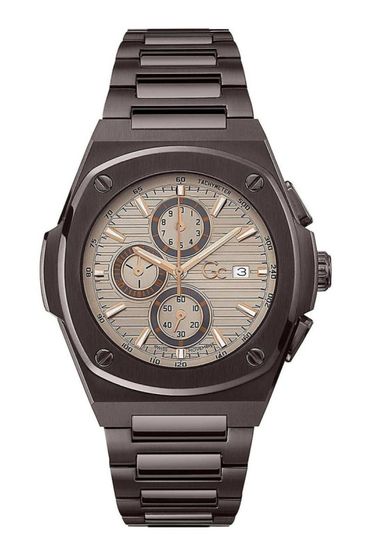 Montre Quartz - Gray/Gray/Brown