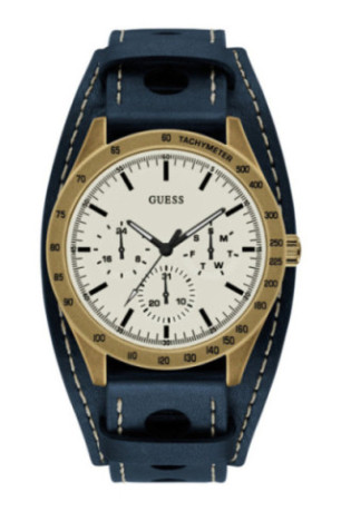 Montre Quartz - Golden/Blue/Beige