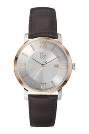 Montre Quartz - Silvered/Brown/Gray