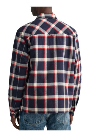 Chemise à carreaux manches longues Gant