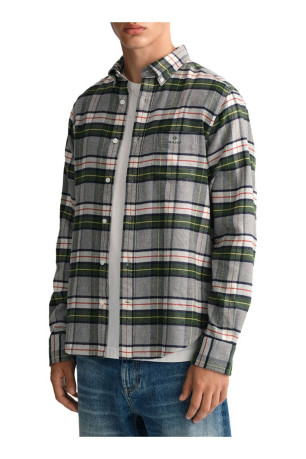 Chemise à carreaux manches longues Gant
