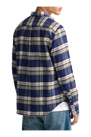 Chemise à carreaux homme manches longues Gant