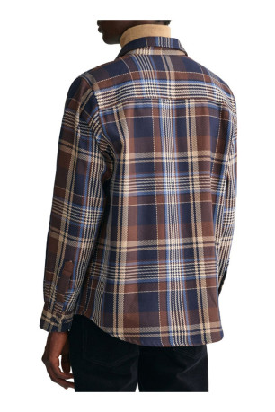 Chemise à carreaux manches longues Gant