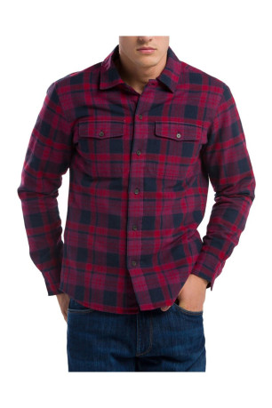 Chemise à carreaux manches longues Gant