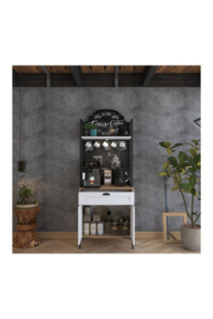 Armoire multifonctionnelle - Blanc noyer