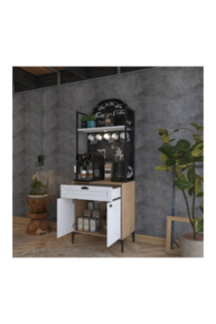 Armoire multifonctionnelle - Blanc noyer
