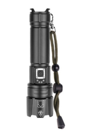 Lampe de poche rechargeable USB 300W 16,5 cm
