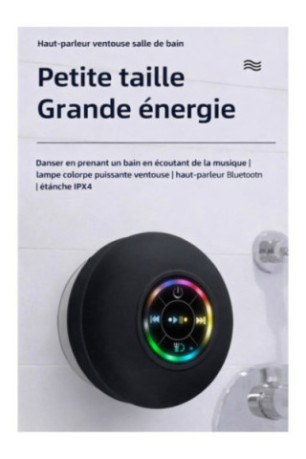 Mini enceinte Bluetooth étanche 8 x 8 x 4 cm