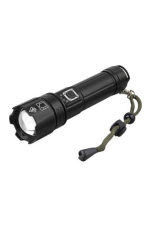 Lampe torche LED tactique rechargeable Power style 16.2 x 4.3 x 3.2 cm