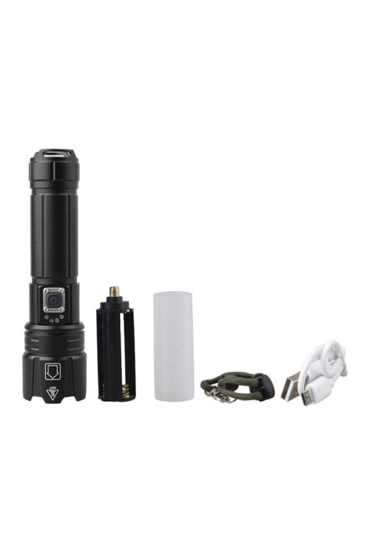 Lampe torche LED Tactique Rechargeable Platyne