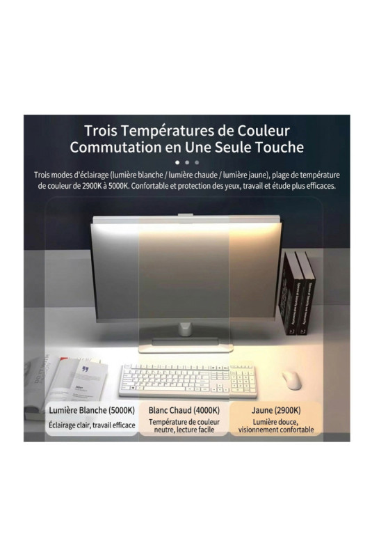 Lampe de bureau suspendue pour écran I NEED ME ONE
