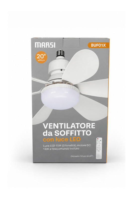 Ventilateur LED 2 en 1