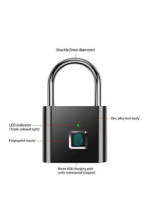 Cadenas intelligent à empreintes digitales