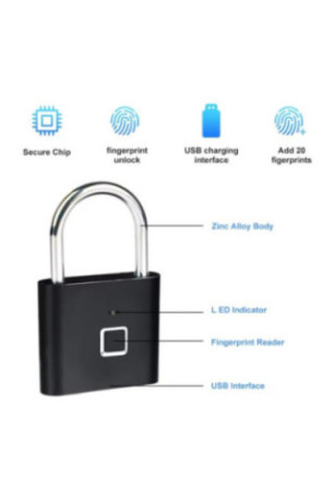 Cadenas intelligent à empreintes digitales