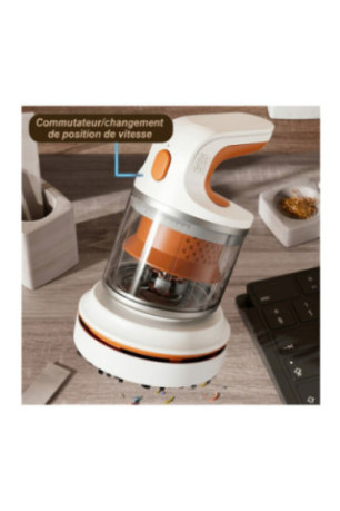 Aspirateur de bureau rechargeable 8,7 x 8,6 x 14,7 cm