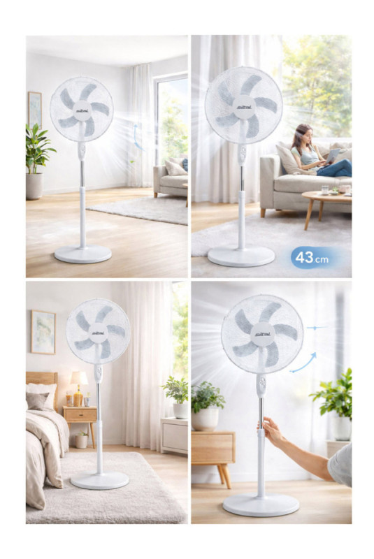 Ventilateur sur pied 43 cm