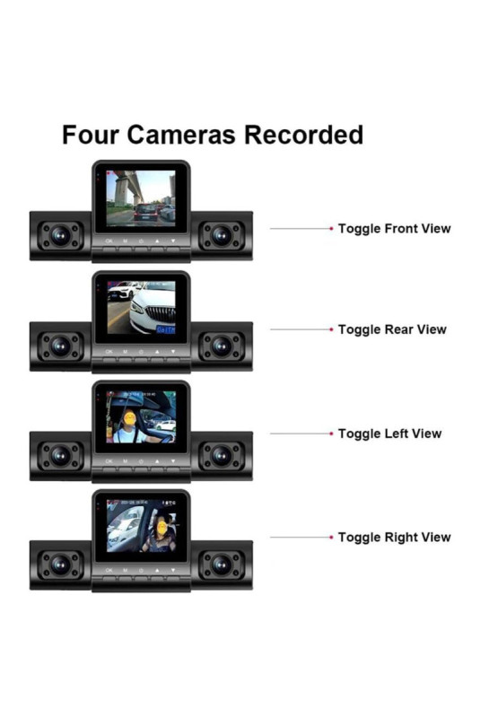 Dash Cam 4Channel 1080P Enregistreur de conduite I NEED ME ONE