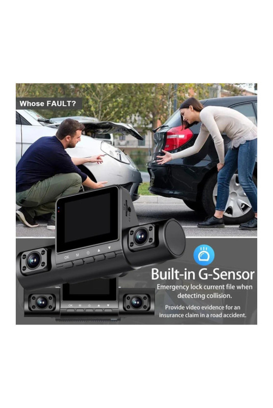 Dash Cam 4Channel 1080P Enregistreur de conduite I NEED ME ONE