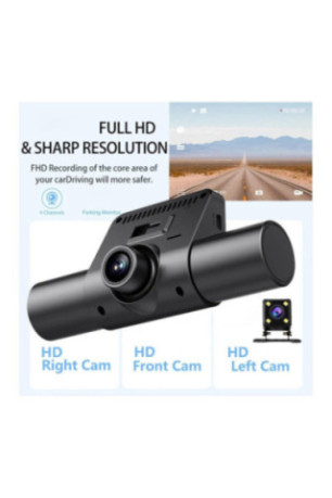 Dash cam 4 canaux 1080p