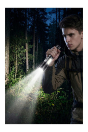 Lampe torche double laser haute puissance
