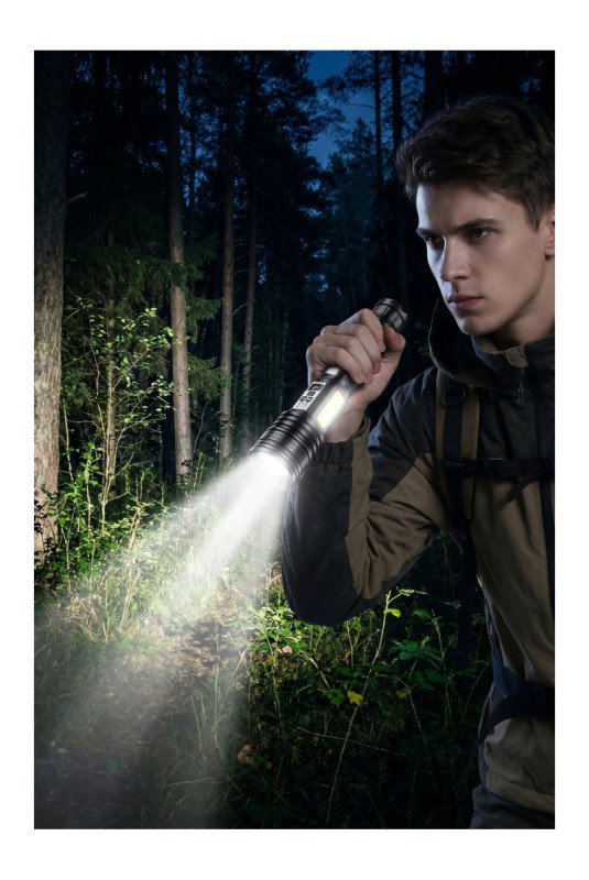 Lampe torche double laser haute puissance