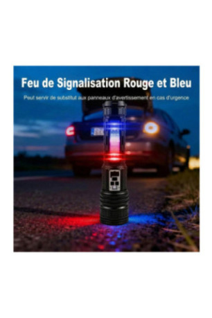 Lampe torche double laser haute puissance