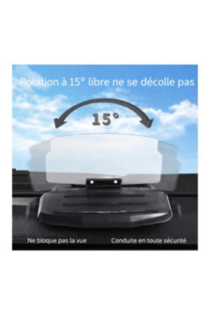 Écran HUD intelligent 20,32 x 14,22 x 4,57 cm
