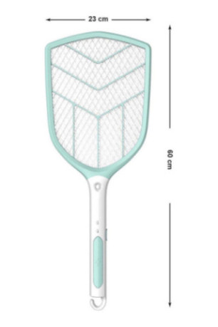 Raquette anti-moustique rechargeable LED