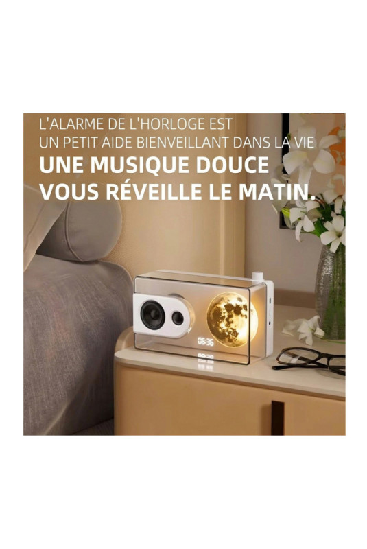 Enceinte et réveil Moonbox