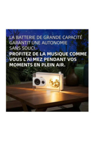 Enceinte et réveil Moonbox
