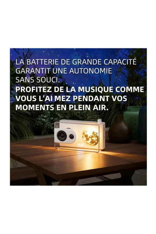 Enceinte et réveil Moonbox