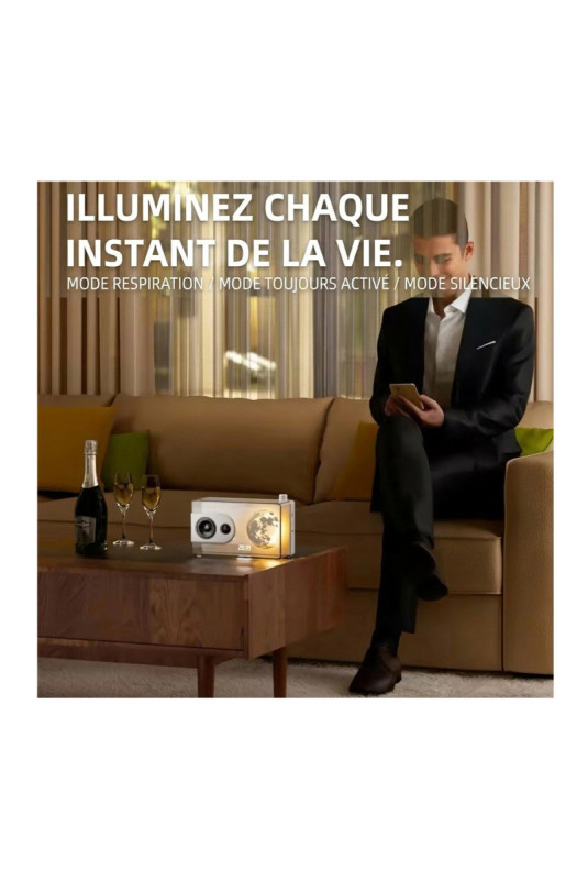 Enceinte et réveil Moonbox