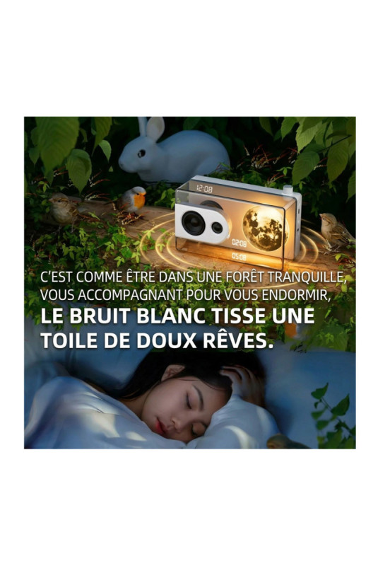 Enceinte et réveil Moonbox