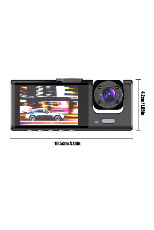 Caméra embarquée Dash Cam Double objectif Full HD
