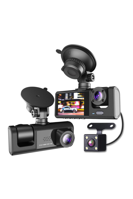 Caméra embarquée Dash Cam Double objectif Full HD