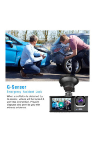Caméra embarquée Dash Cam Double objectif Full HD