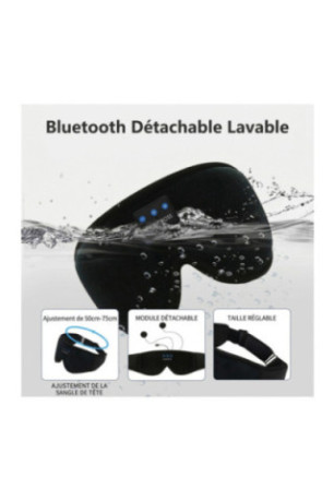 Masque de sommeil bluetooth 3d