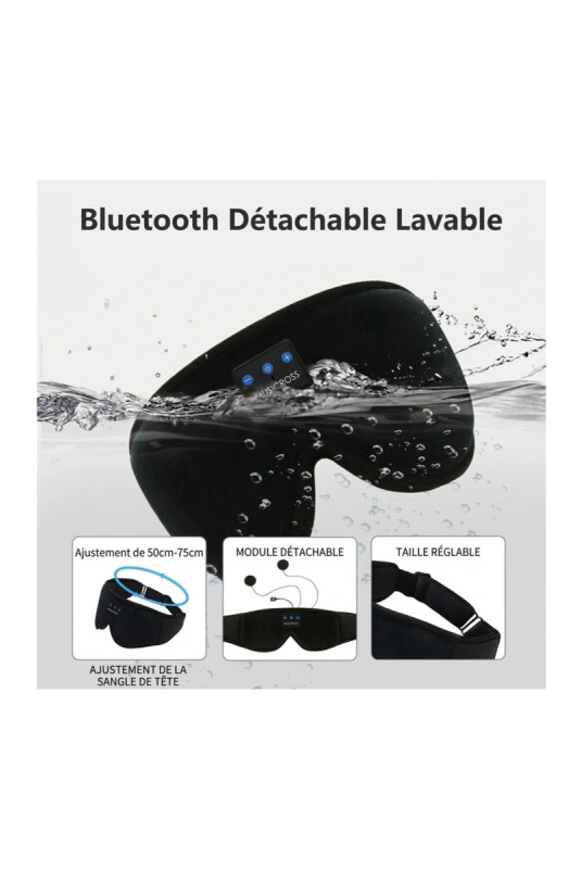 Masque de sommeil bluetooth 3d