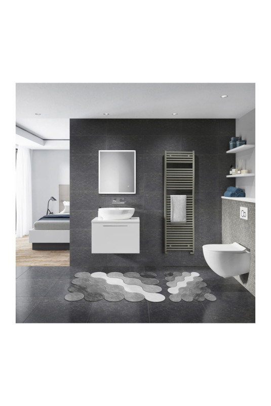 Ensemble de tapis de bain (2 pièces) 50 x 60 cm / 60 x 100 cm
