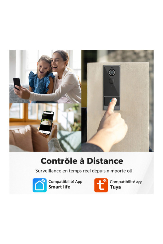 Visiophone Wi-Fi HD M19 5.6 pouces