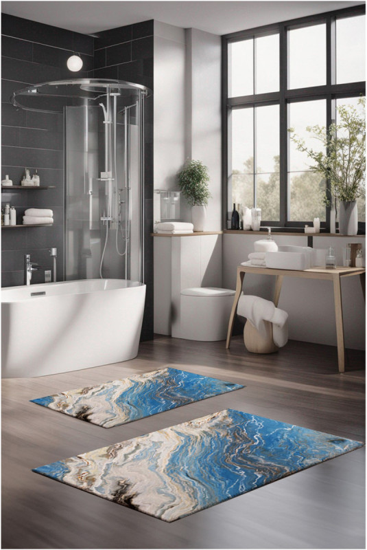 Ensemble de Tapis de bain (2 pièces) - Multicolore