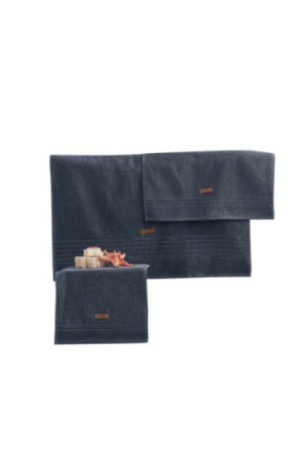 Ensemble de serviettes (3 pièces) - Anthracite