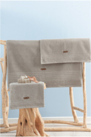 Ensemble de serviettes (3 pièces) - Beige